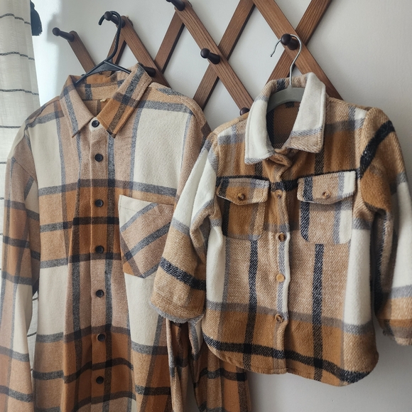 Button up 2T/3T matching Father (size L) & son set - Picture 4 of 4